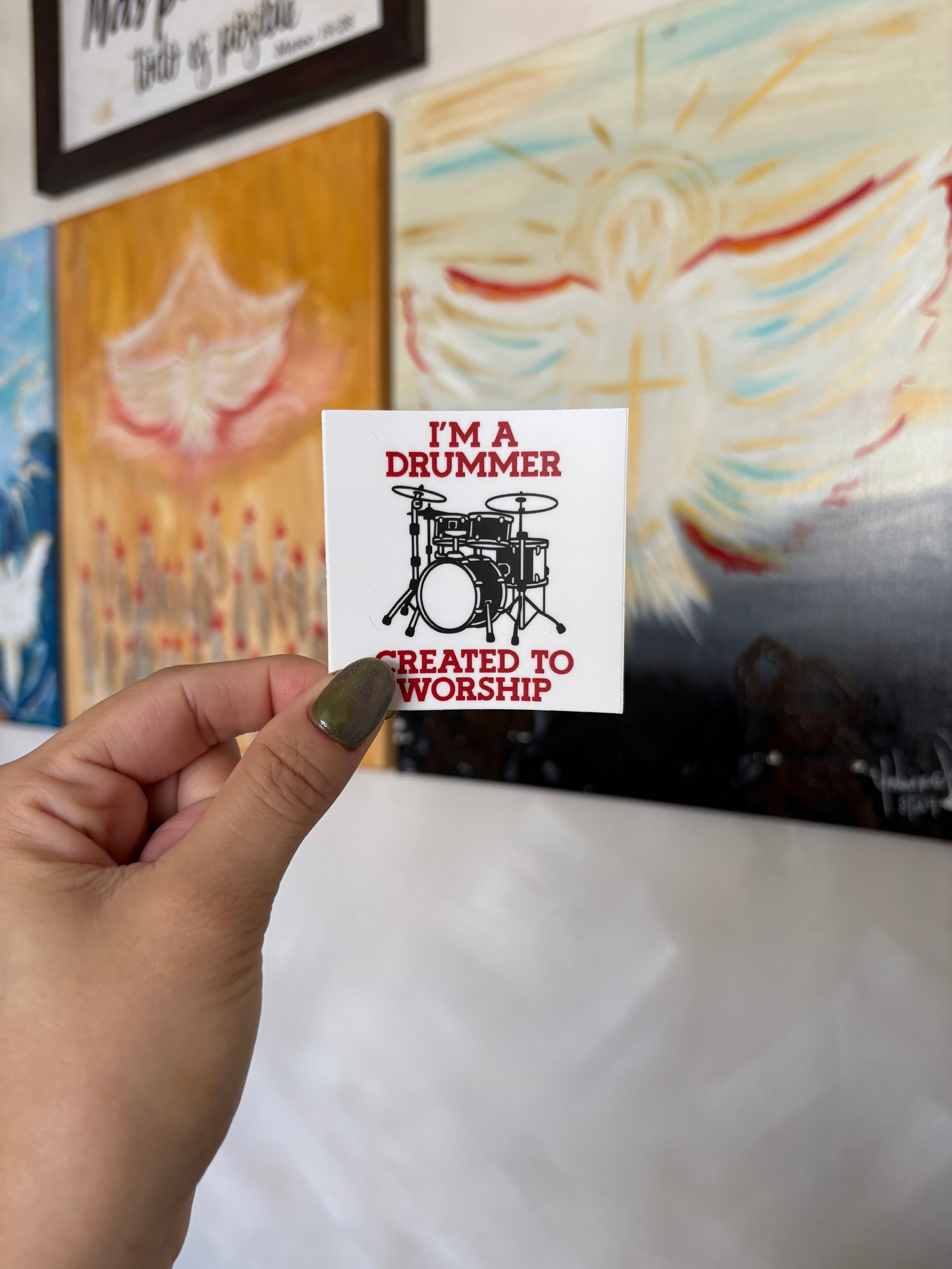 Baterista creado para adorar