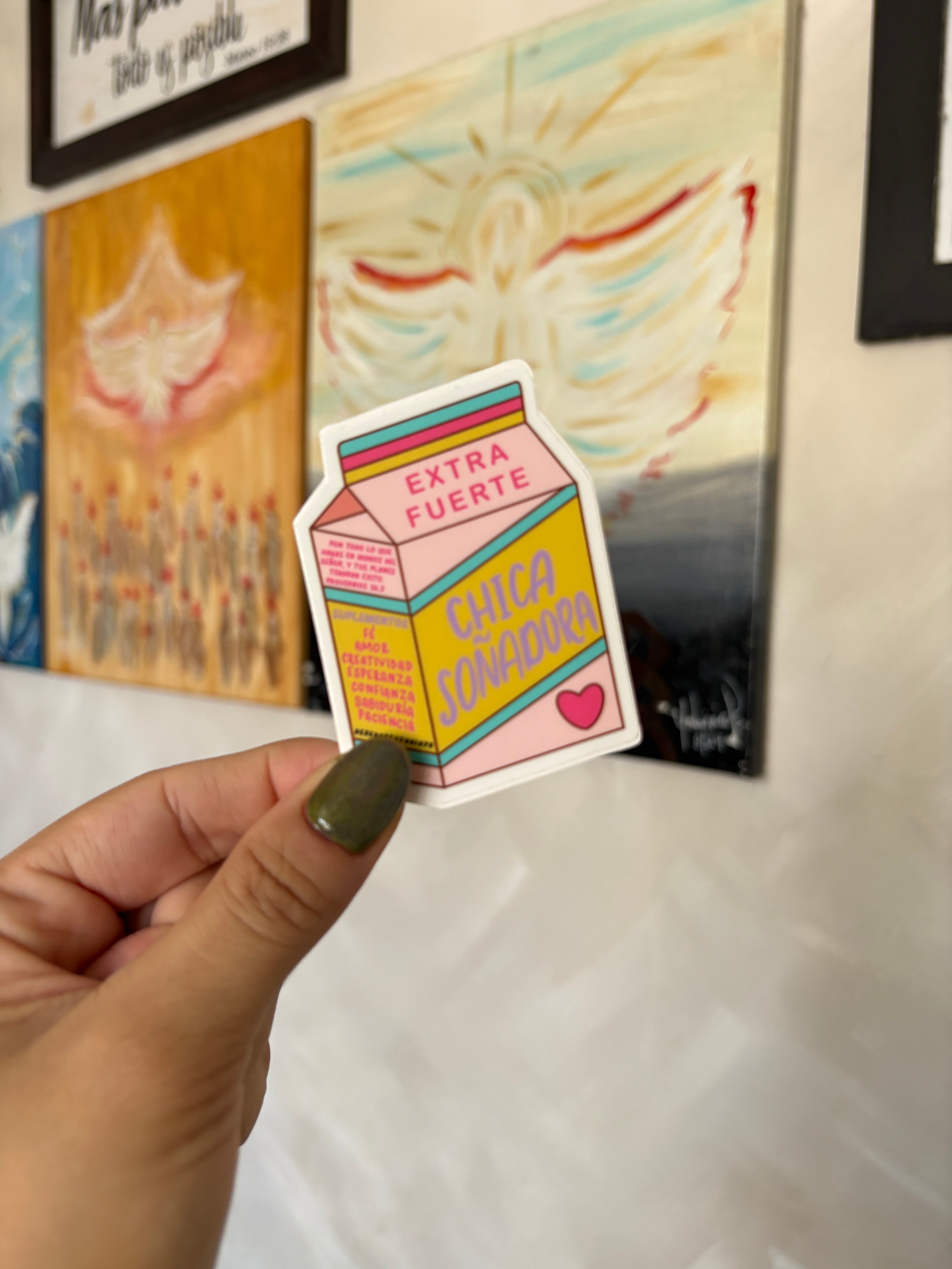 Chica soñadora jugo