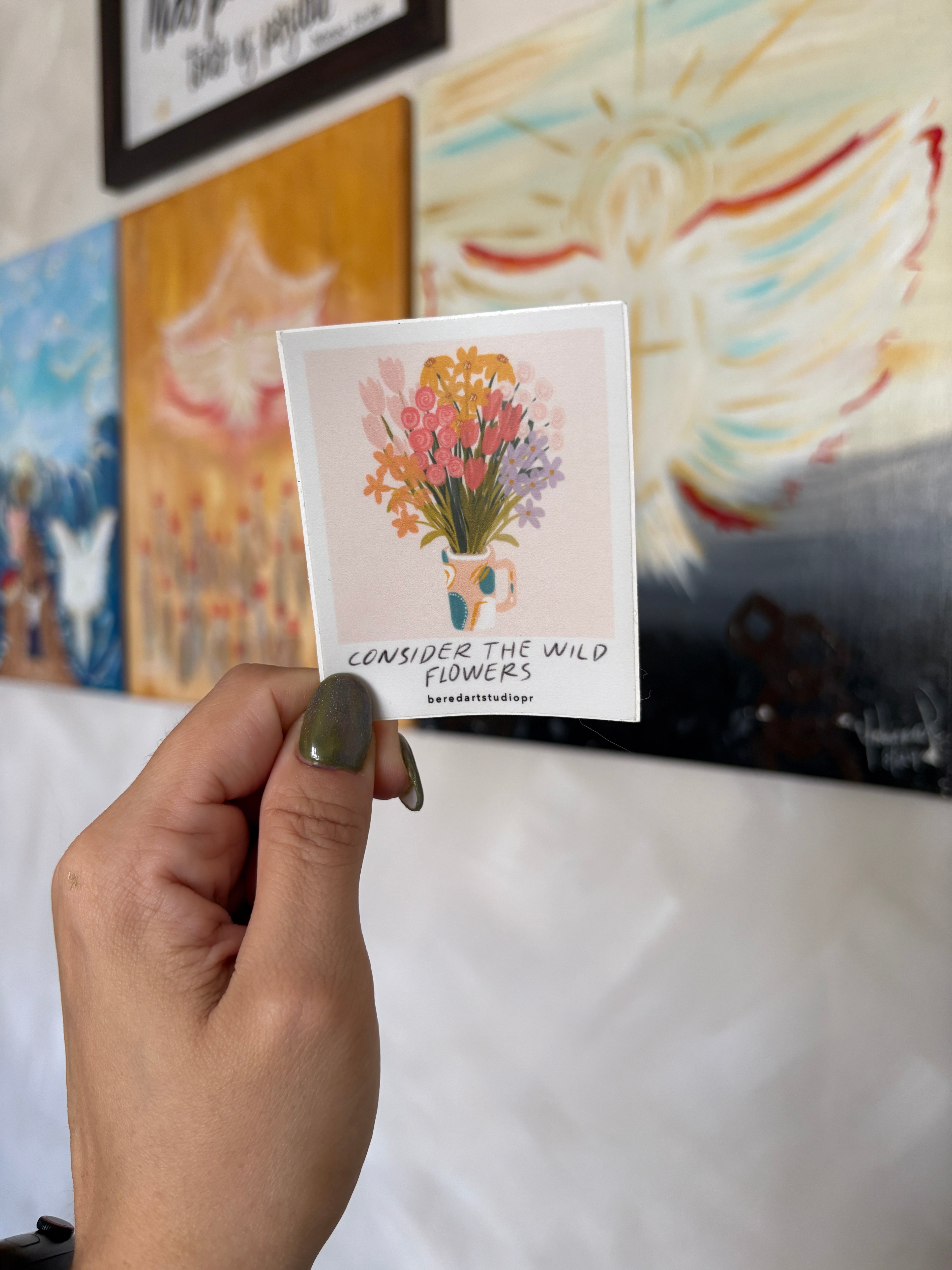 Consider the wild flowers