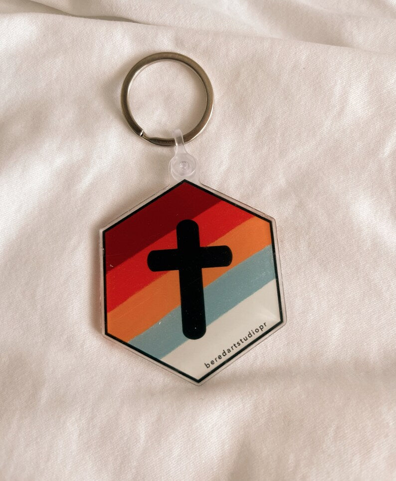 Llavero cruz